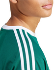 Adidas Originals maglietta manica corta da uomo Adicolor 3 strisce IM9387 verde bianco