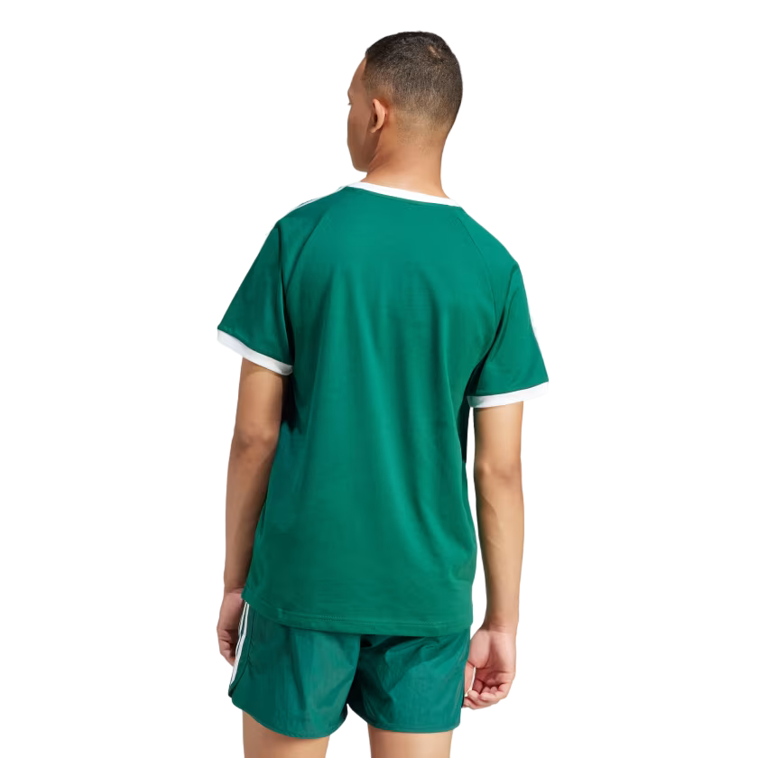 Adidas Originals maglietta manica corta da uomo Adicolor 3 strisce IM9387 verde bianco
