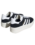 Adidas Originals scarpa sneakers da donna Gazelle Bold HQ6912 nero-bianco