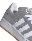 Adidas Originals scarpa sneakers da ragazzi Campus 00s HQ6507 grigio-bianco