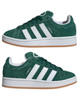 Adidas Originals scarpa sneakers da ragazzi Campus 00s IH7492 verde-bianco