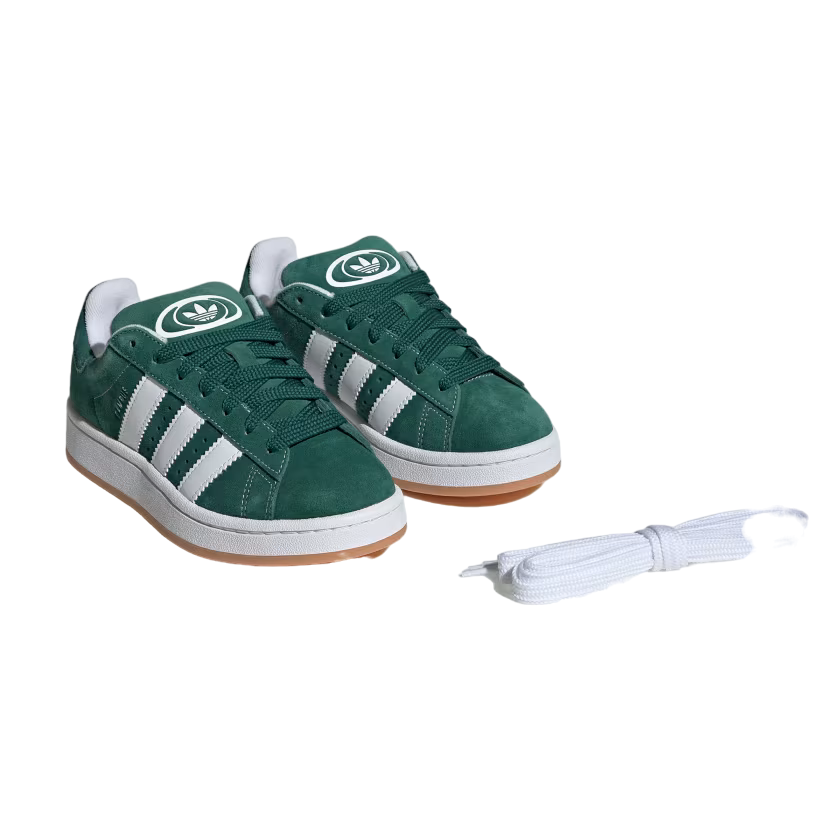 Adidas Originals scarpa sneakers da ragazzi Campus 00s IH7492 verde-bianco