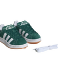 Adidas Originals scarpa sneakers da ragazzi Campus 00s IH7492 verde-bianco