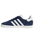 Adidas Originals scarpa sneakers da ragazzi Gazelle BY9144 blu-bianco