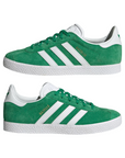 Adidas Originals Gazelle IE5612 green white boys' sneakers shoe