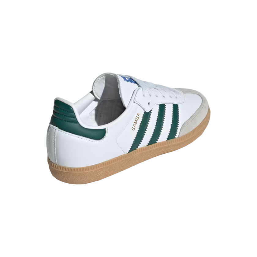 Adidas Originals scarpa sneakers da ragazzi Samba OG IE1331 bianco-verde