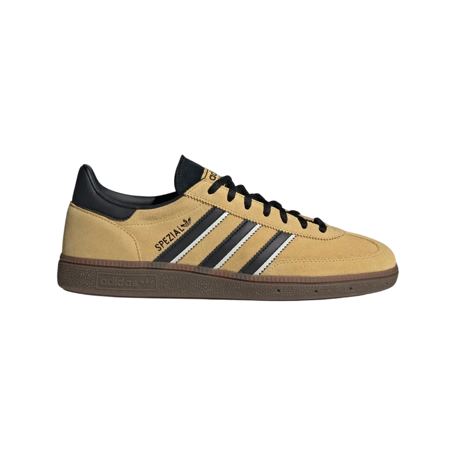 Adidas Originals scarpa sneakers da uomo Handball Spezial IF9014 avena-nero-bianco