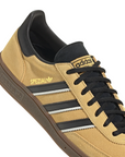 Adidas Originals scarpa sneakers da uomo Handball Spezial IF9014 avena-nero-bianco