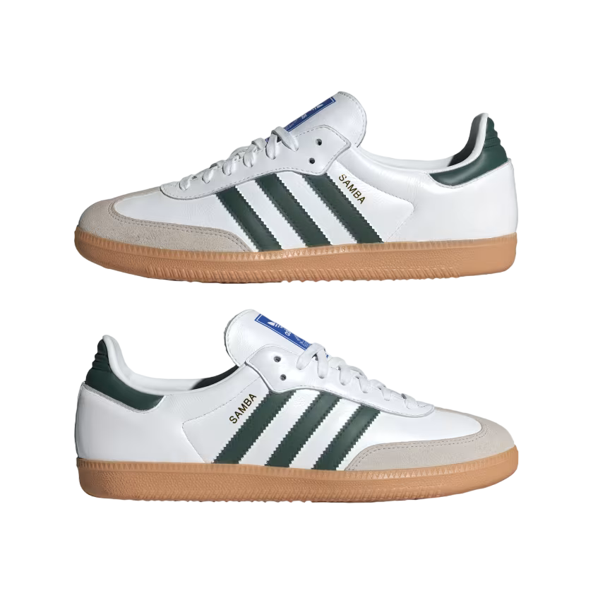 Adidas Originals men&#39;s sneakers shoe Samba OG IE3437 white-green