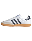 Adidas Originals men's sneakers shoe Samba OG IF3814 white-dark blue