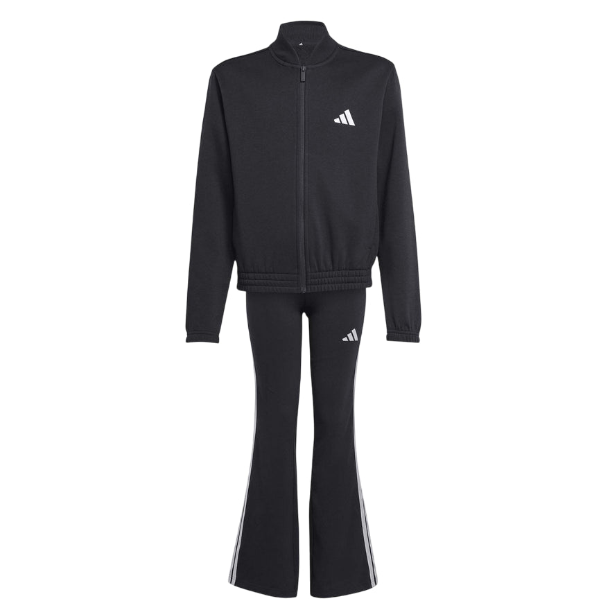 Adidas - Tuta Ragazza Glam Track JL7474 Nero-Argento - vista principale