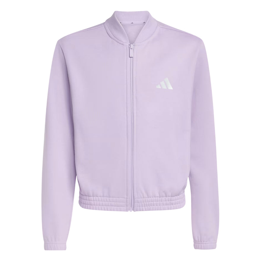 Adidas - Tuta Ragazza JG Glam TS JX0207 Viola - felpa