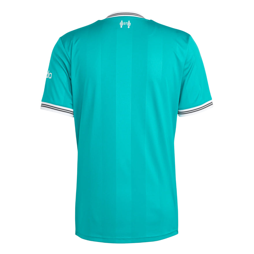 Adidas Maglia Liverpool FC 25/26 JV6428 Verde - Maglia Calcio Ufficiale con Tecnologia AEROREADY - retro