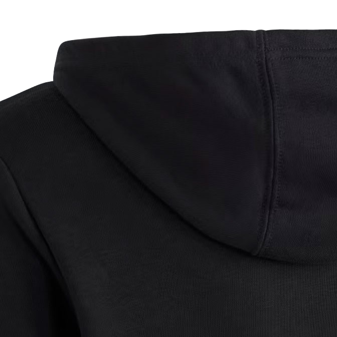 Adidas felpa con cappuccio per ragazzi Logo HR6380 nero 4