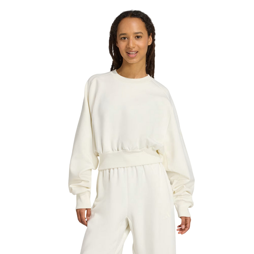 Adidas felpa da donna Soft Lux Loose JV9893 bianco