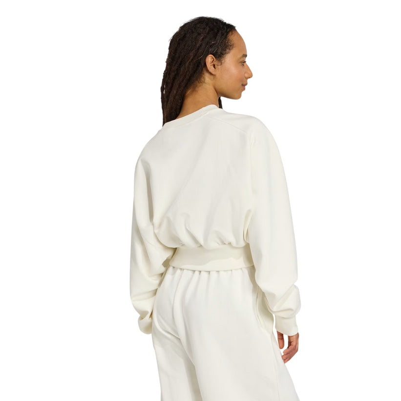 Adidas felpa da donna Soft Lux Loose JV9893 bianco retro