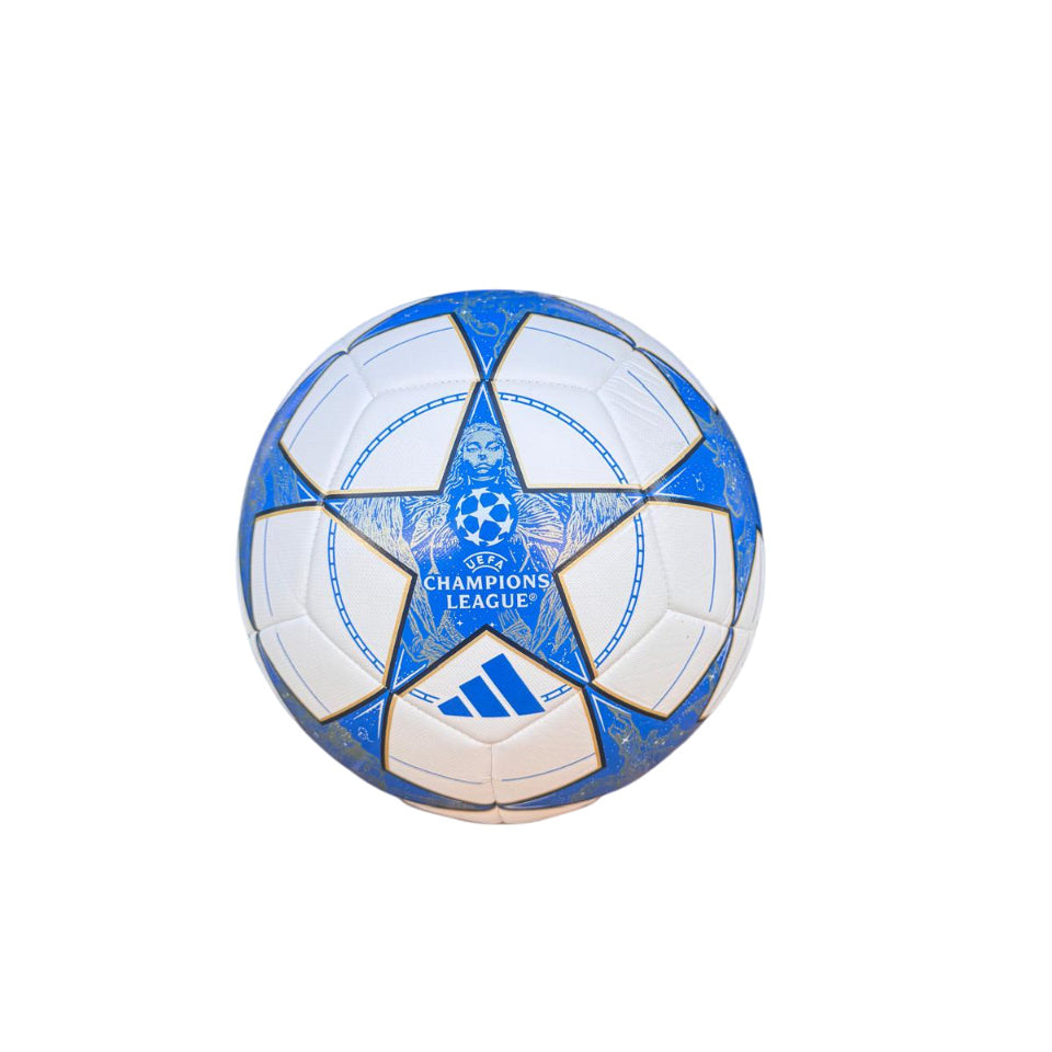 Adidas pallone Champions League 25/26 UCL Trainer JP1534 bianco logo e stalla