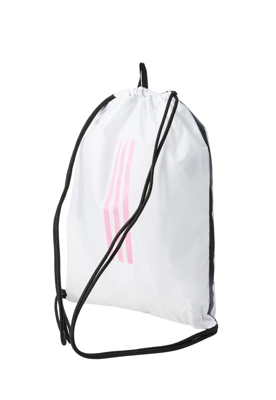 Adidas zainetto a sacca GYMSACK Juve JM8112 bianco-nero vista posteriore
