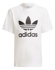 Adidas boy's suit t-shirt and shorts H25274 white black