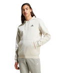 Adidas felpa con cappuccio da uomo Essentials Fleece IZ4760 alluminio