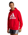 Adidas Essentials Big Logo men's hoodie IC9365 red