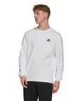 Adidas felpa girocollo con Logo Essentials H12220 bianco