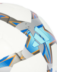 Adidas UCL Training soccer ball with UEFA Champions League graphics IA0952 white-silver-blue size 5
