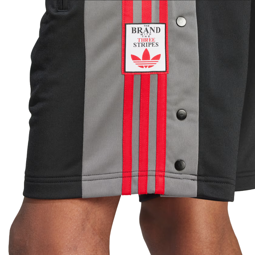 Adidas Adibreak men&#39;s sports shorts IM9446 black-grey-red