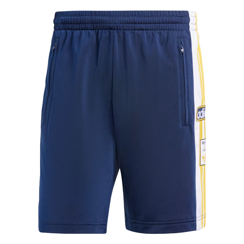 Adidas men&#39;s sports shorts Adibreak IU2372 indigo-white-gold yellow
