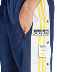 Adidas men's sports shorts Adibreak IU2372 indigo-white-gold yellow