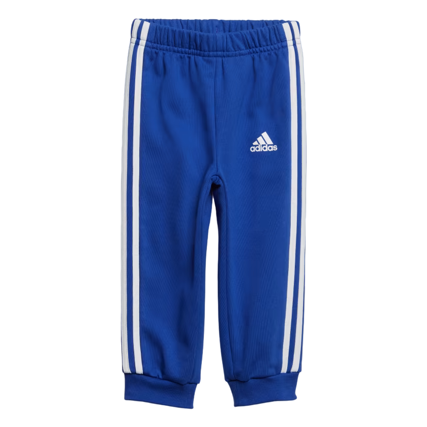 Adidas tuta sportiva da bambino Essentials 3 Strisce IJ6338 grigio-bianco-azzurro