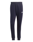 Adidas men's tracksuit in brushed cotton with 3 stripes IC6765 blue