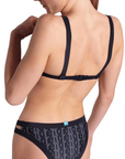 Arena Women's Triangle Bikini Costume with print 007070551 black