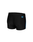 Arena Men's tight-fitting swimming pool shorts with print 005793580 black-turquoise