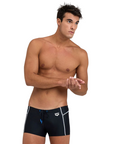 Arena men's tight-fitting shorts swimsuit Pro File 006376510 black-white