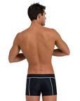 Arena men's tight-fitting shorts swimsuit Pro File 006376510 black-white