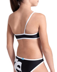 Arena 2-piece swimsuit for girls 007326 500 Logo 007326 500 black-white