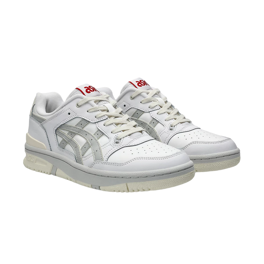 Sneakers Asics EX89 1203A539-121 da uomo in colorazione bianco-grigio ghiaccio, vista laterale avanti