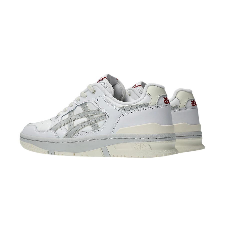 Sneakers Asics EX89 1203A539-121 da uomo in colorazione bianco-grigio ghiaccio, vista laterale tallone