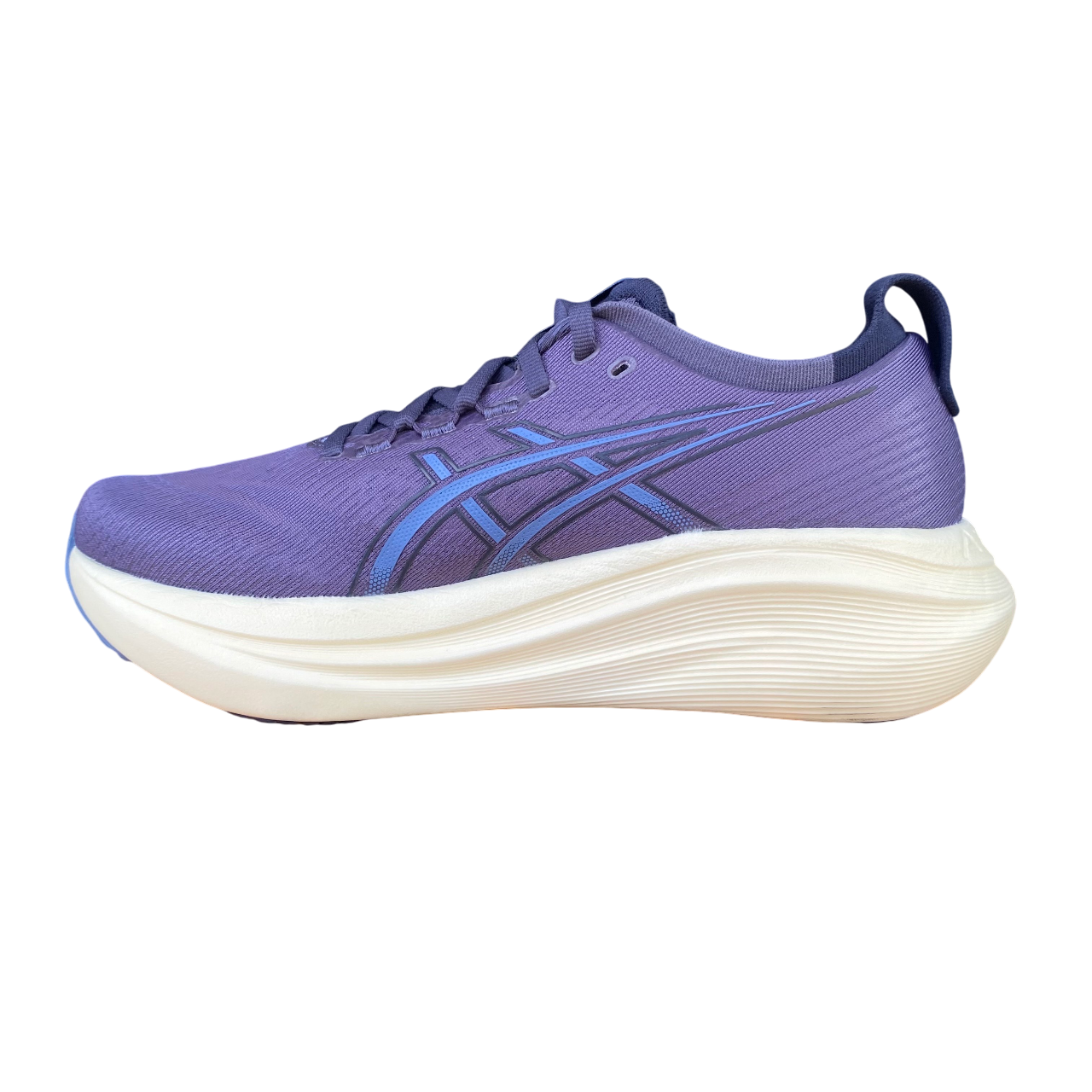 Asics Gel Nimbus 27 1011B958-500 scarpa corsa uomo indaco-blu vista laterale interna