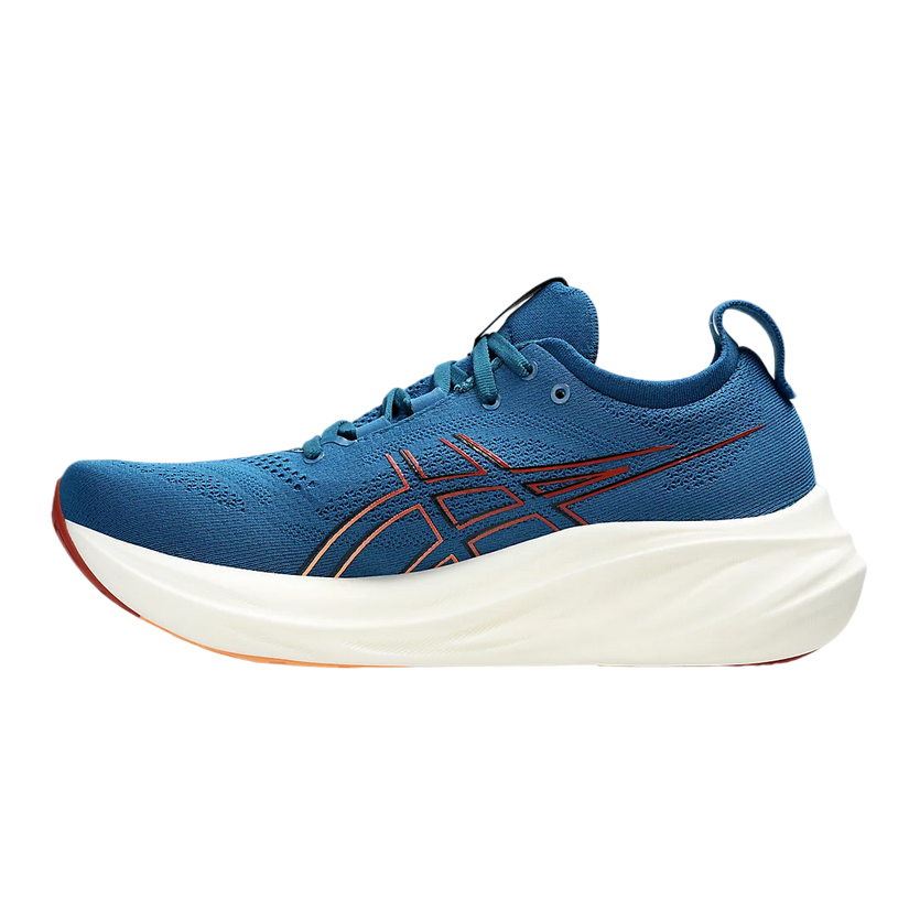 Asics scarpa da corsa da uomo Gel Nimbus 26 1011B794-404 blu-arancio 1