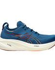 Asics scarpa da corsa da uomo Gel Nimbus 26 1011B794-404 blu-arancio