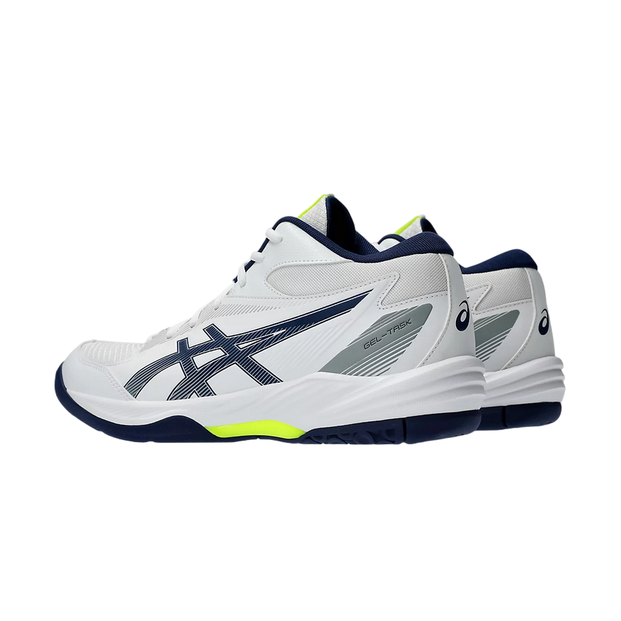 Asics scarpa da pallavolo da uomo Gel Task MT 4 1071A102-100 bianco-blu