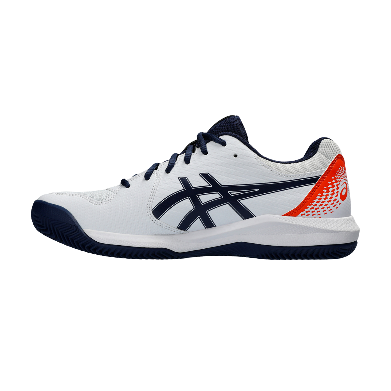 Asics men&#39;s tennis shoe for clay courts Gel Dedicate 8 Clay 1041A448-102 white-blue