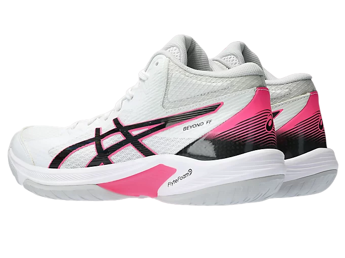 Asics women&#39;s volleyball shoes Beyond FF MT 1072A096-101 white pink