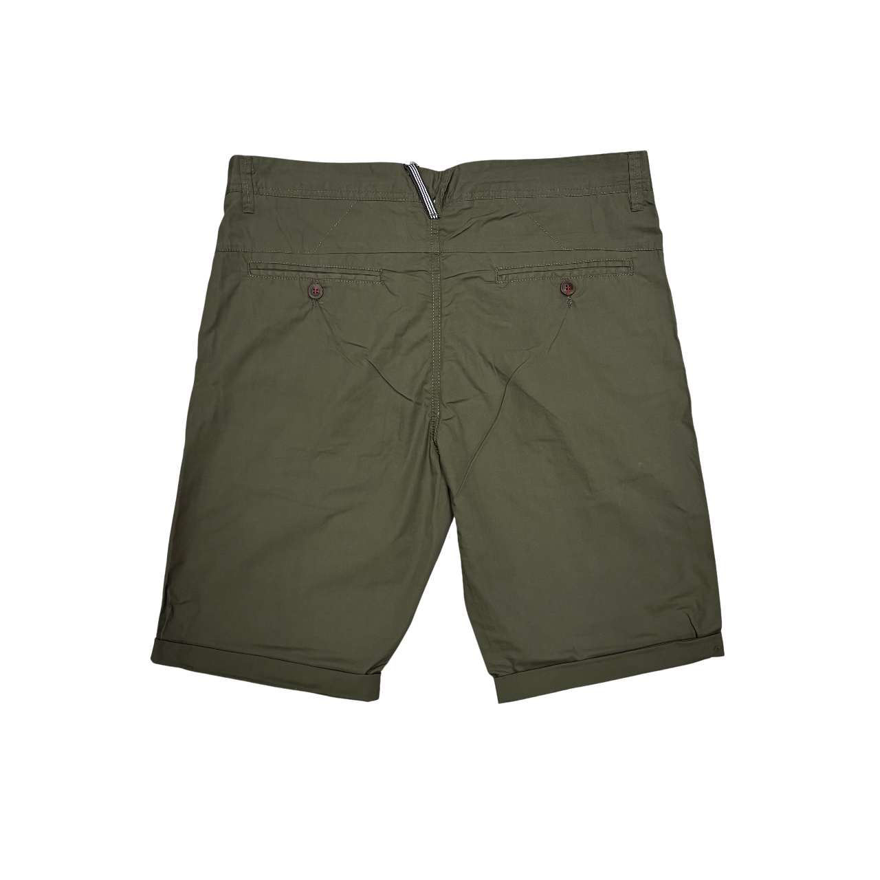 Bermuda verde Astrolabio da uomo modello CU9N 721 in fresco cotone, pantalone corto estivo di alta qualità - posteriore