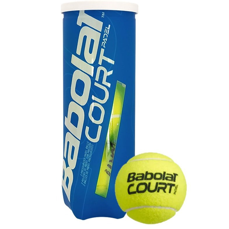 Babolat pallina da padel Court X3 tubo da 3 giallo