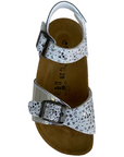Biochic girl's sandal 44101Rarg silver