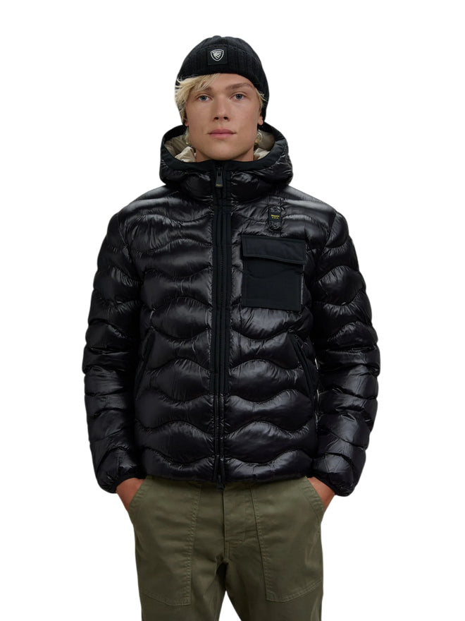 Blauer Giubbetto Uomo Bryant 25WBLUC02080-005958 Nero - fronte