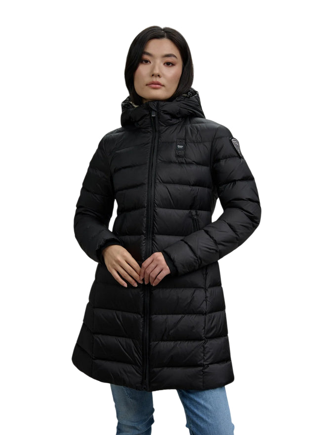 Blauer Piumino Donna Agnes 25WBLDK03102-006047 Nero - fronte
